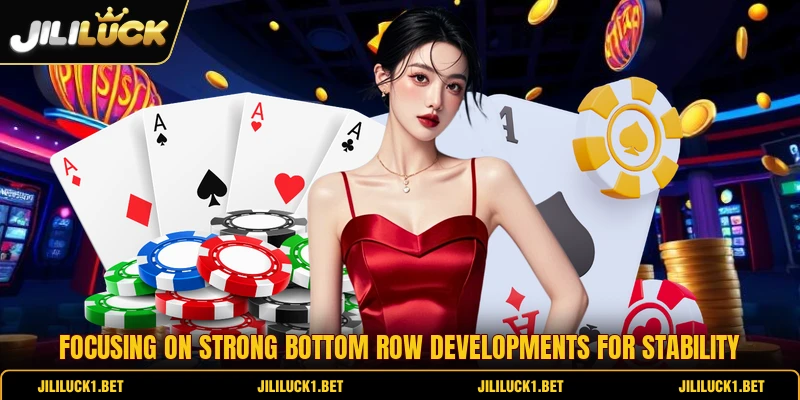 Focusing on strong bottom row developments for stability