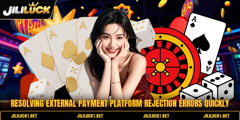 Resolving external payment platform rejection errors quickly Resolving external payment platform rejection errors quickly