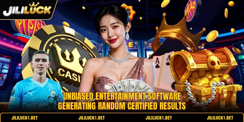 Unbiased entertainment software generating random certified results Unbiased entertainment software generating random certified results